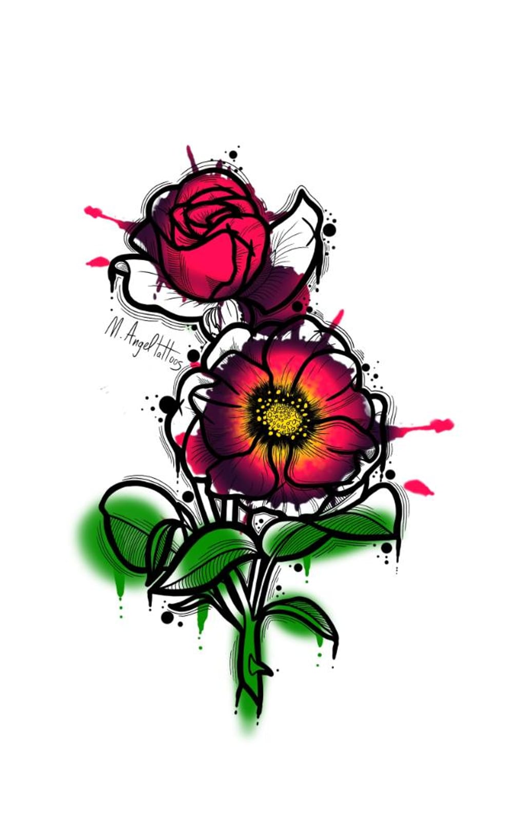 Graffiti Rose