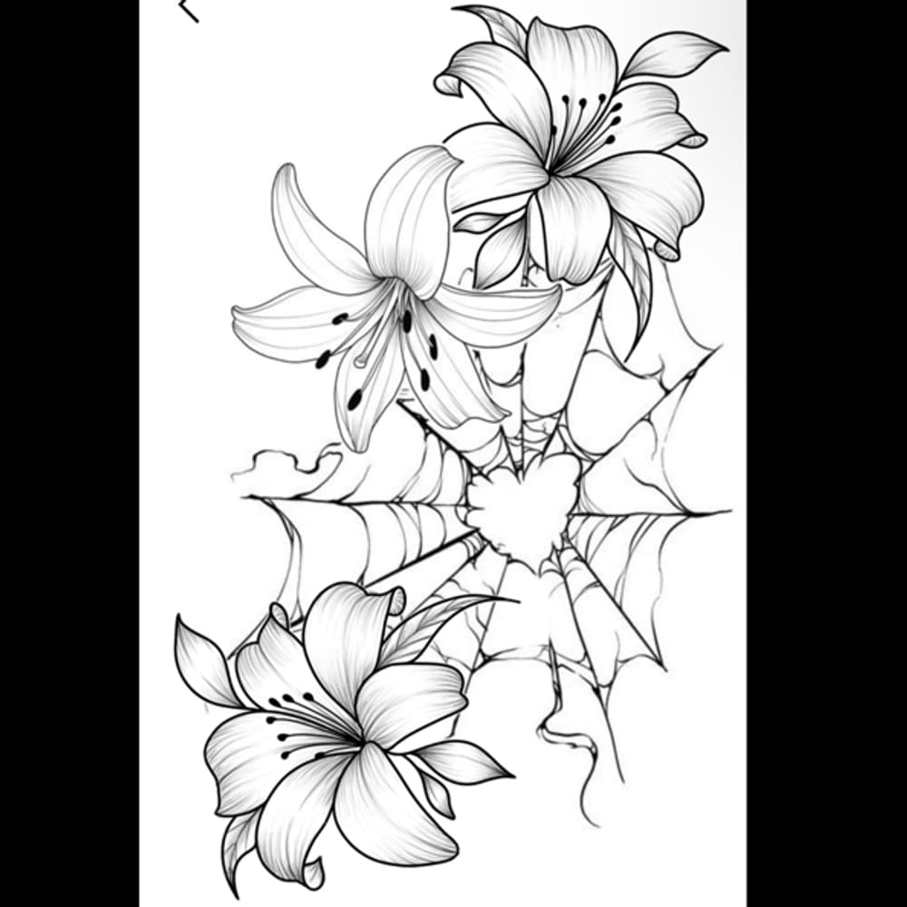 spiderweb w lily’s