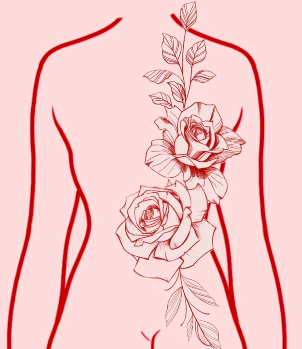 ALL RED INK ROSES 