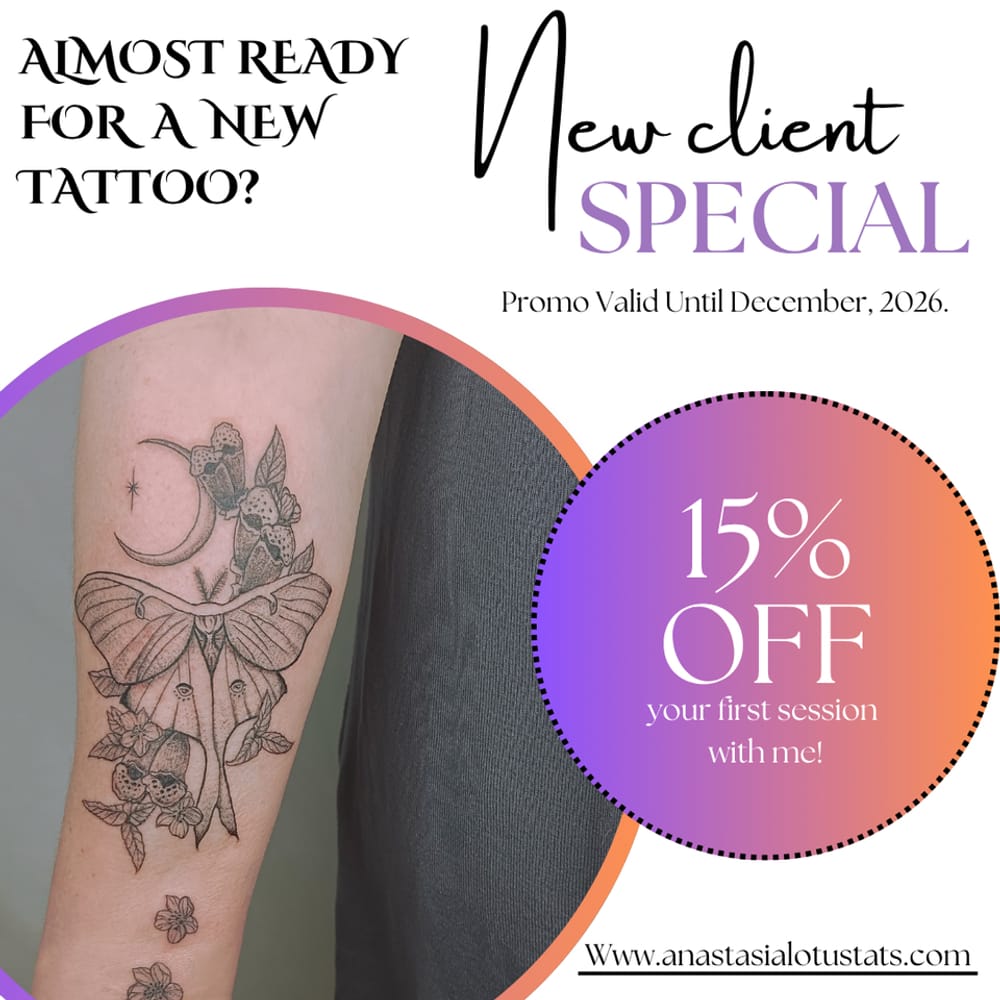 Anastasia Lotus — tattoo artist