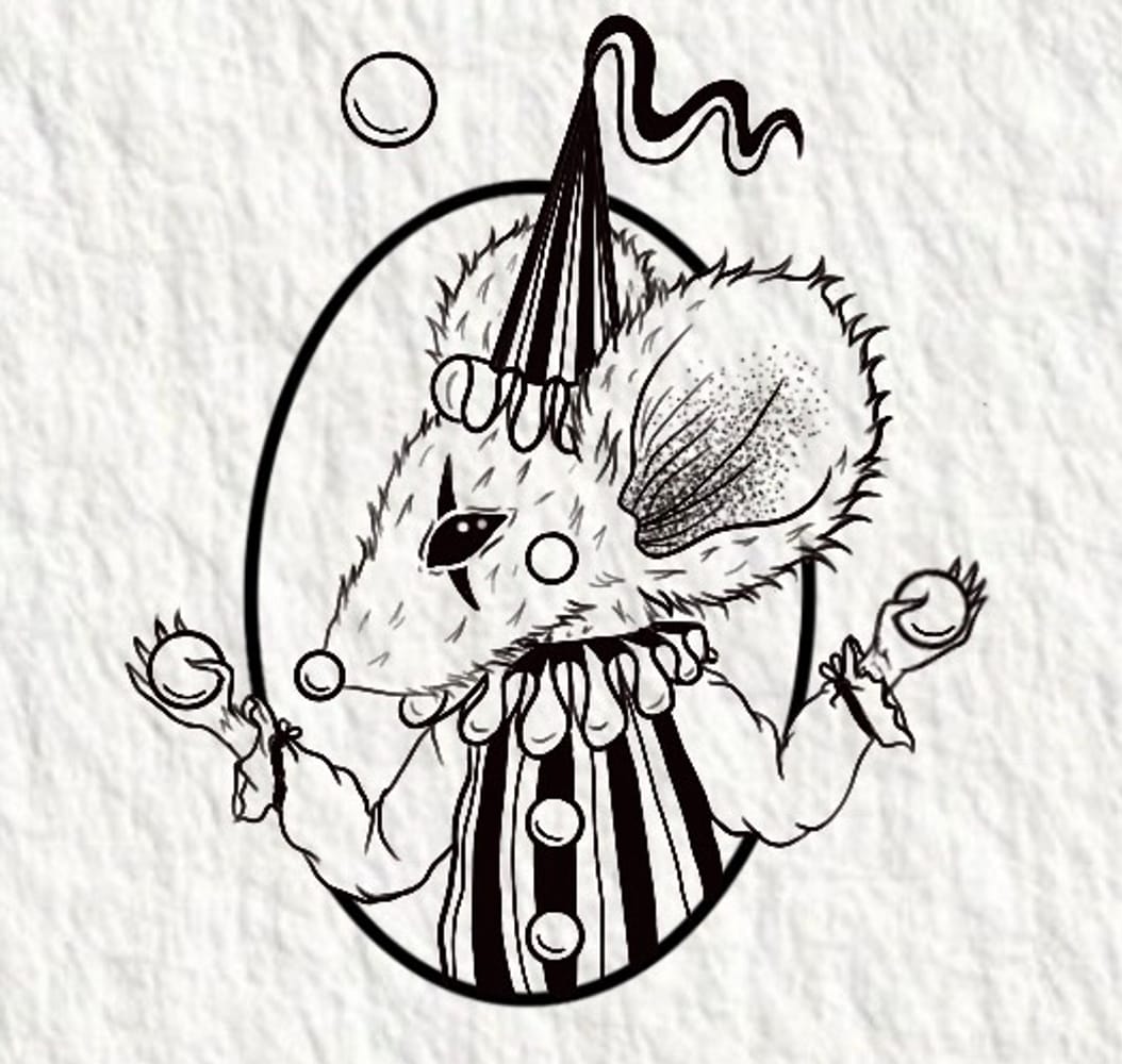 clown mouse. 
