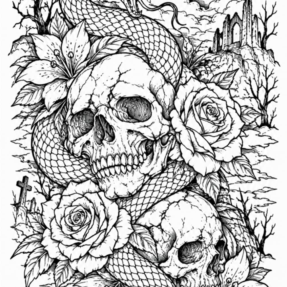 Skull & Roses