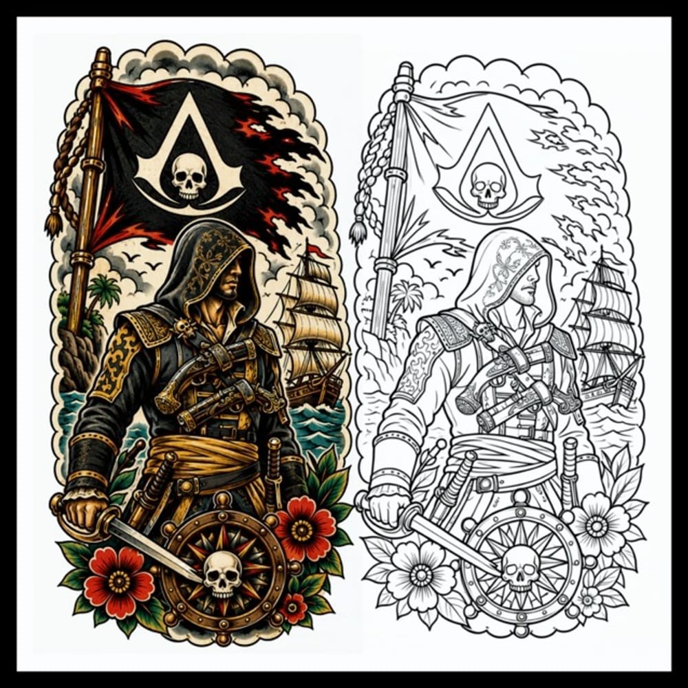 Assassin Creed Black Flg