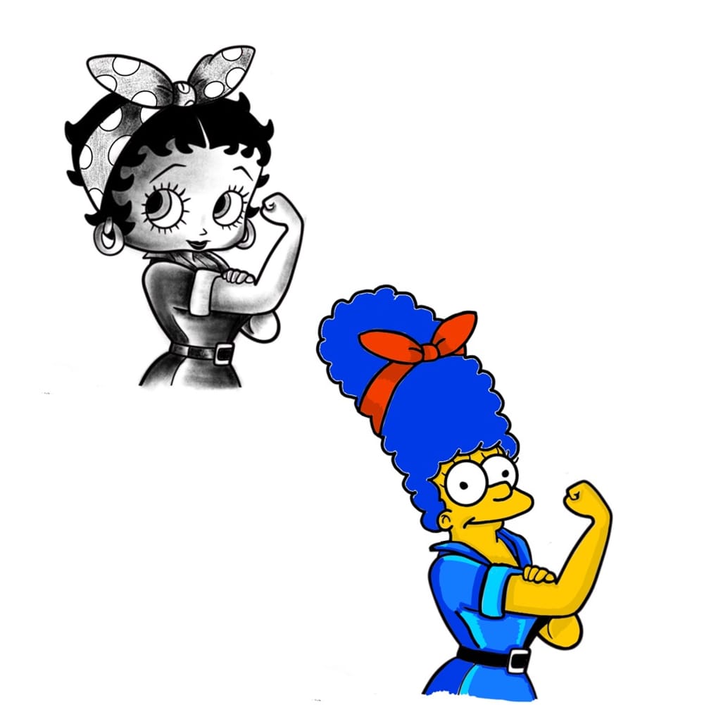 Cartoon tattoo 