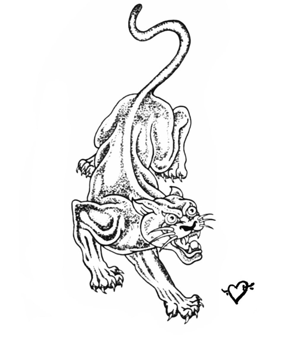 Panther going down 