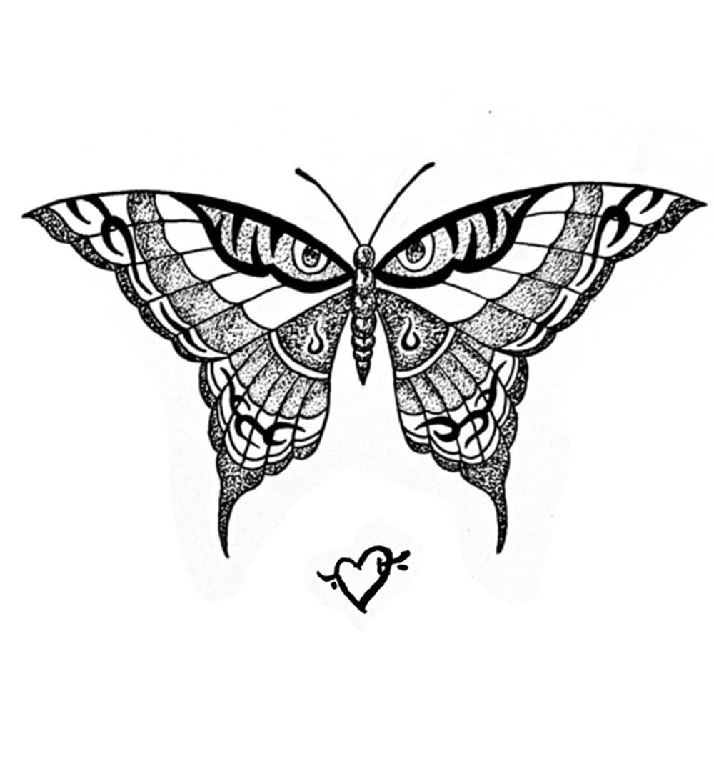 Open Flame Butterfly