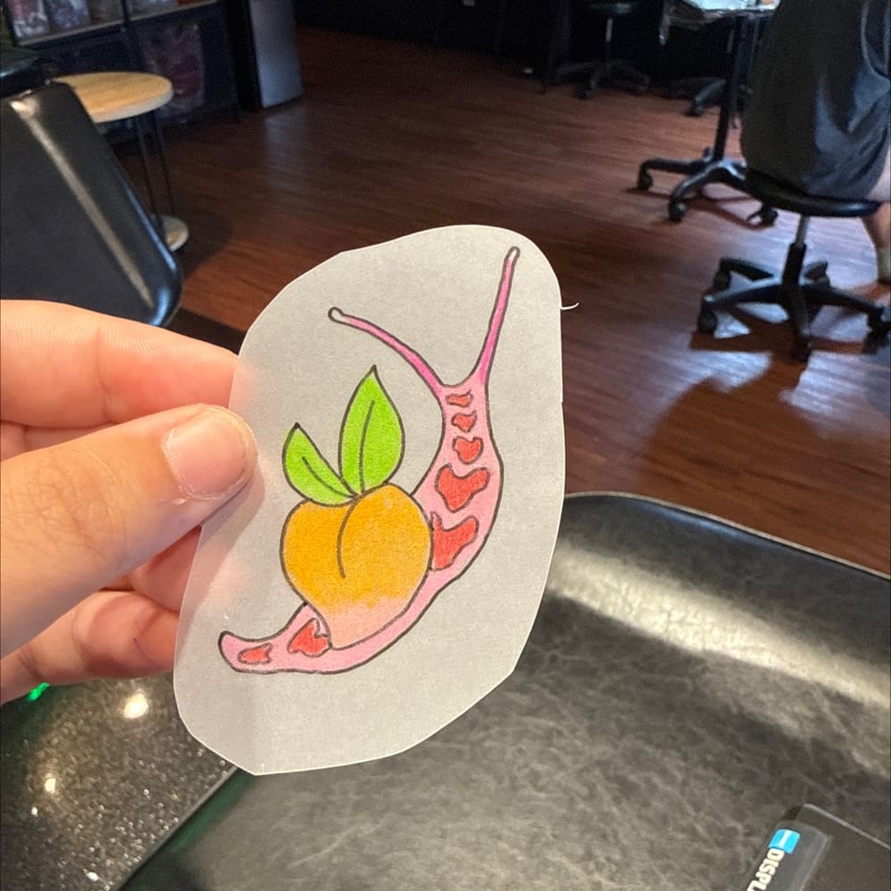 Peach snail