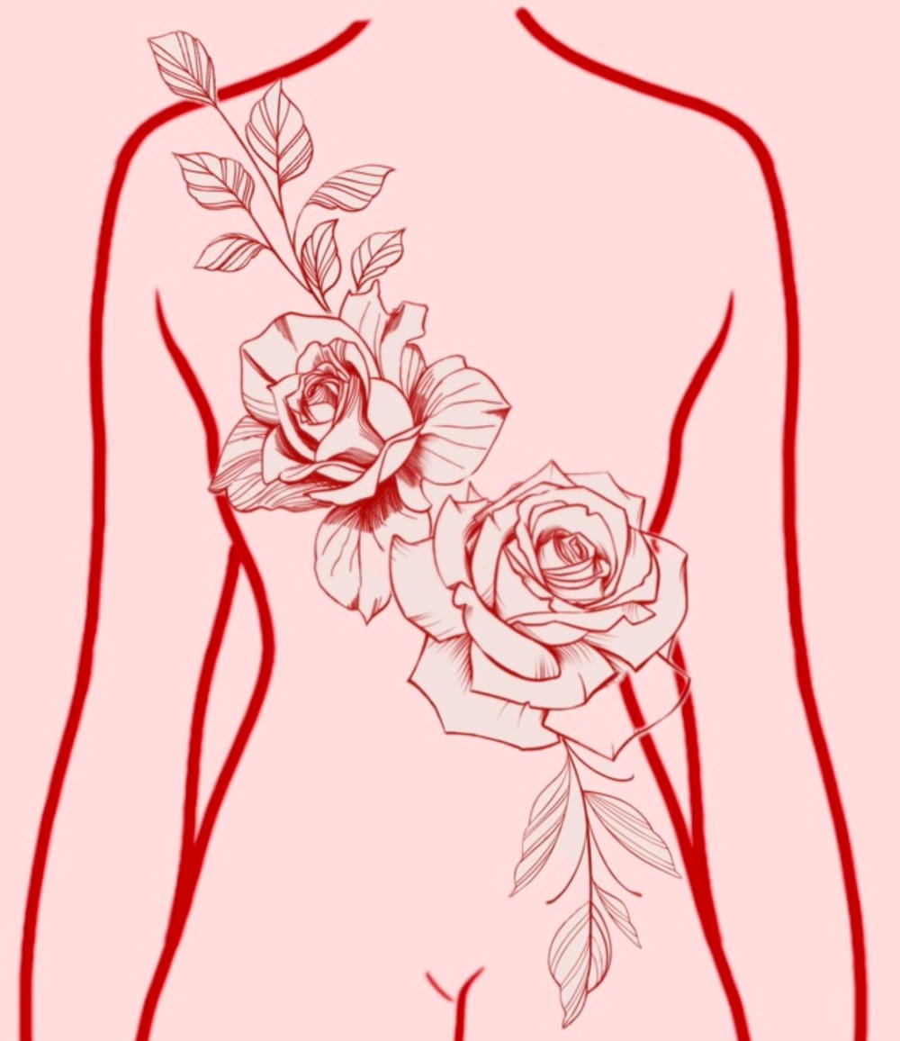 ALL RED INK ROSES 