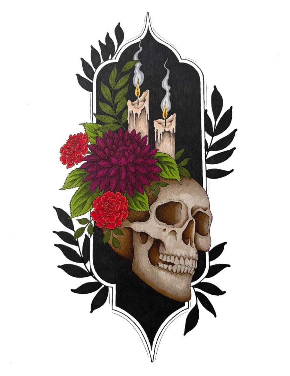Spooky Skull Botanicals