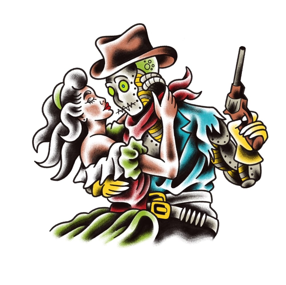 Cowboy Robot Heartthrob