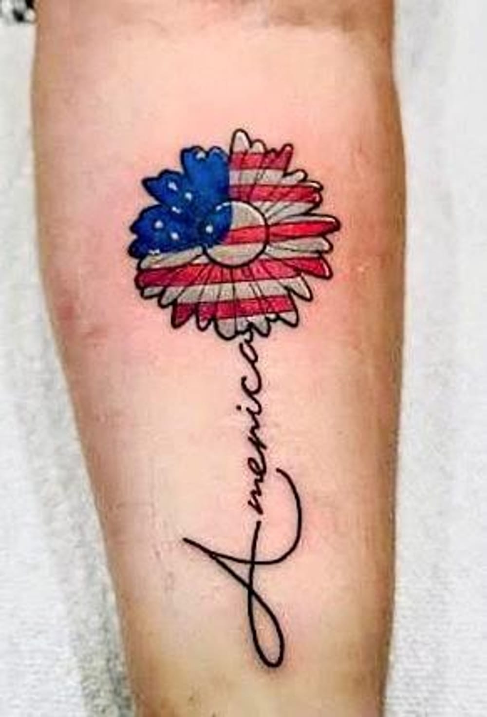4th of July theme flower