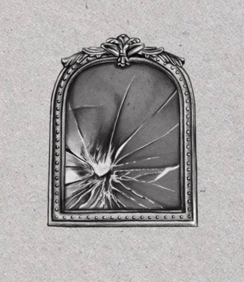 Broken mirror