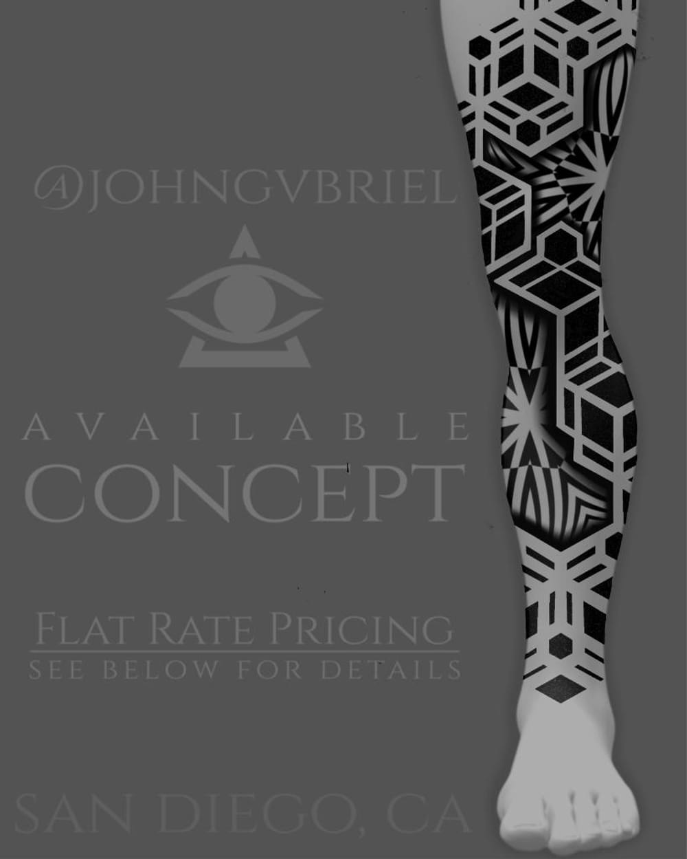 Geometric Leg Sleeve