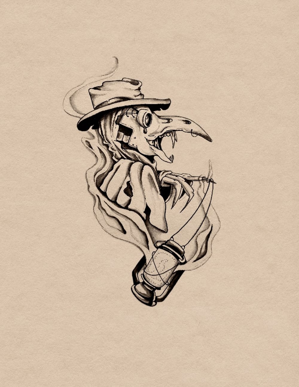 Plague Doctor and Light