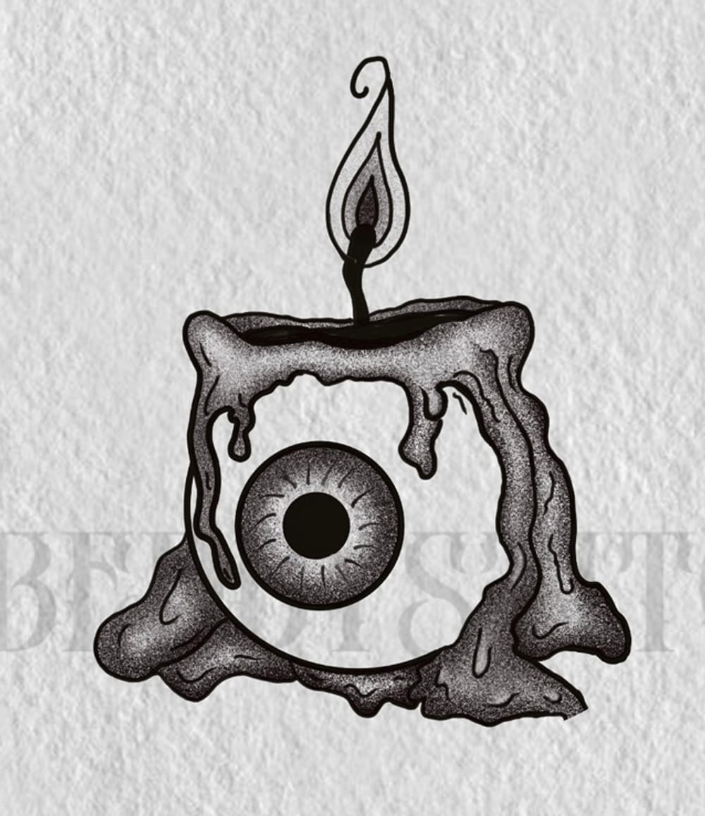 eyeball candle. 