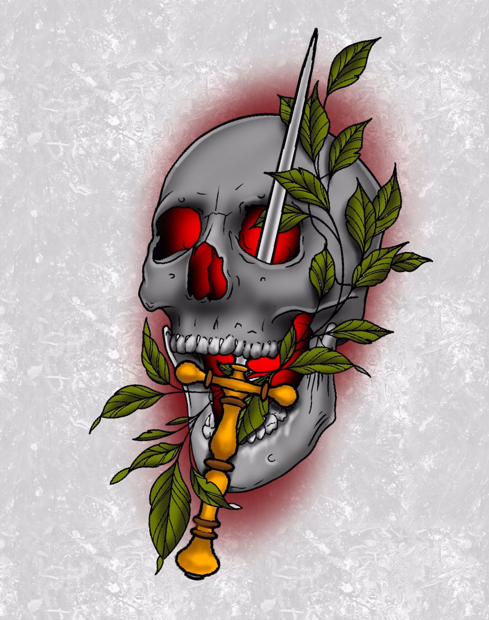 Skull dagger thing