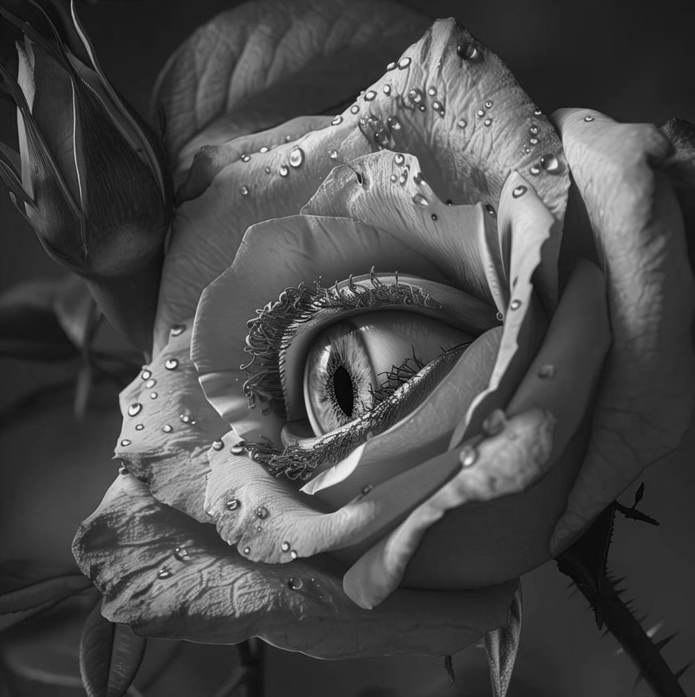 All seeing rose