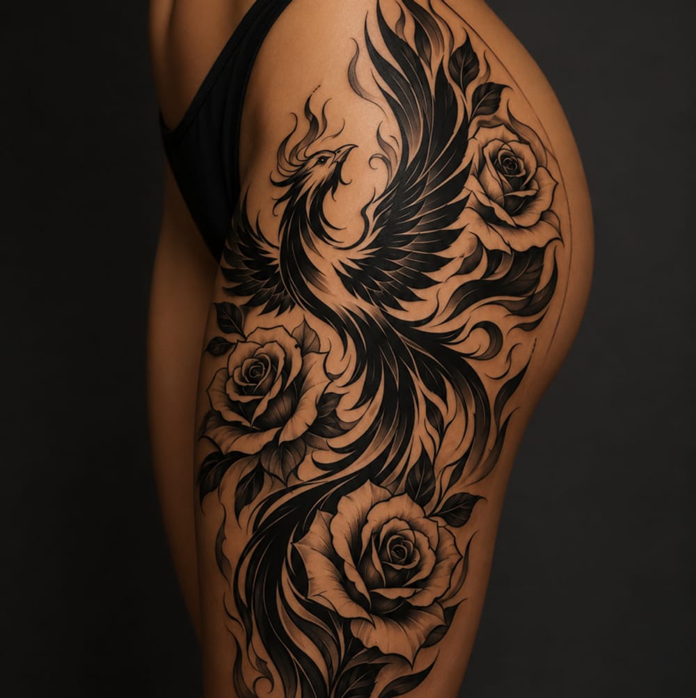 Phoenix & Roses 