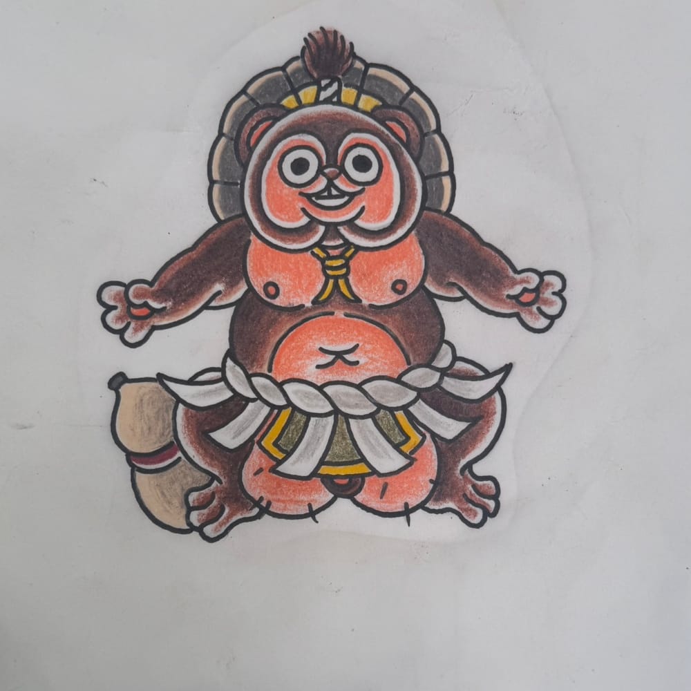 Sumo tanuki