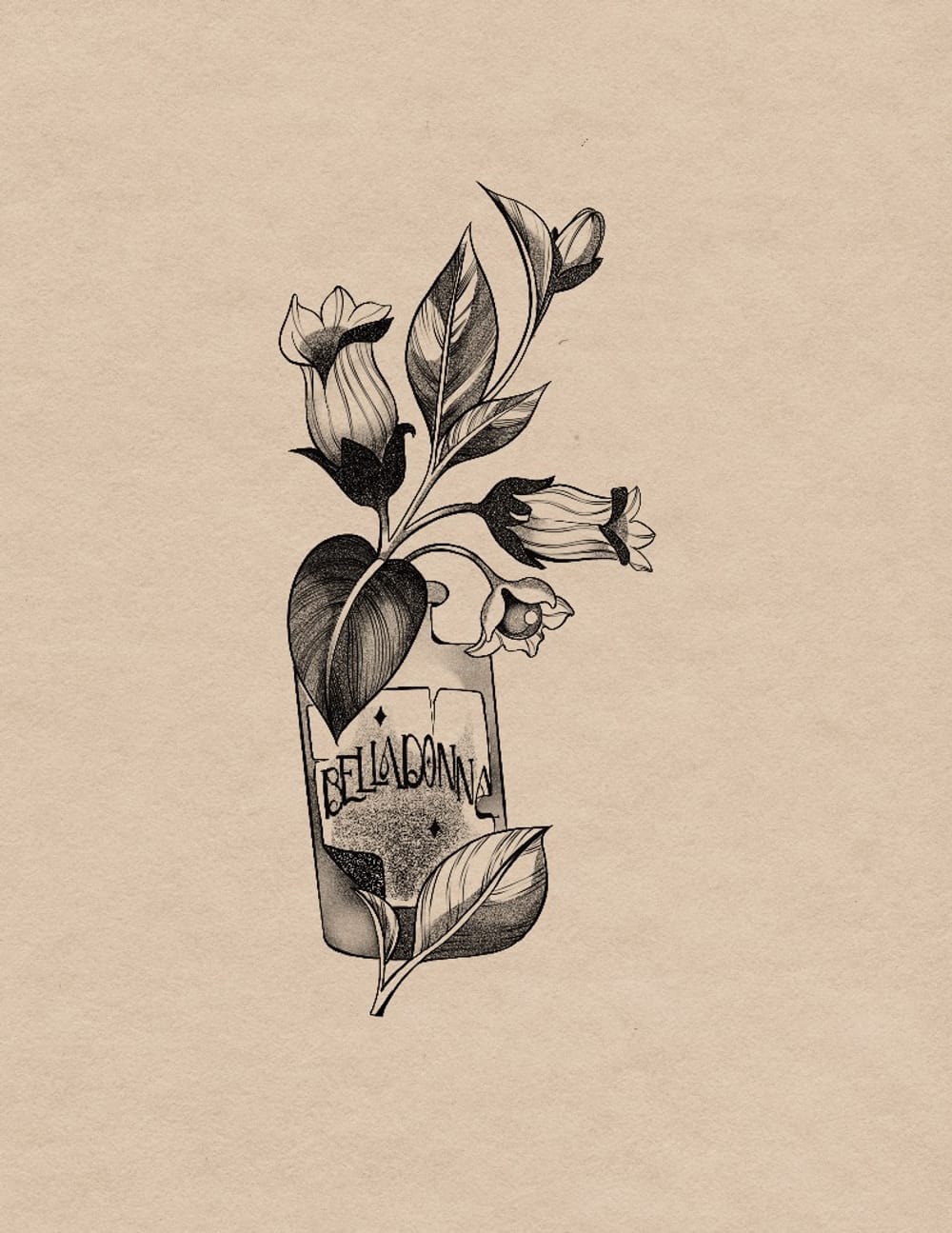 Belladonna Flower Bottle