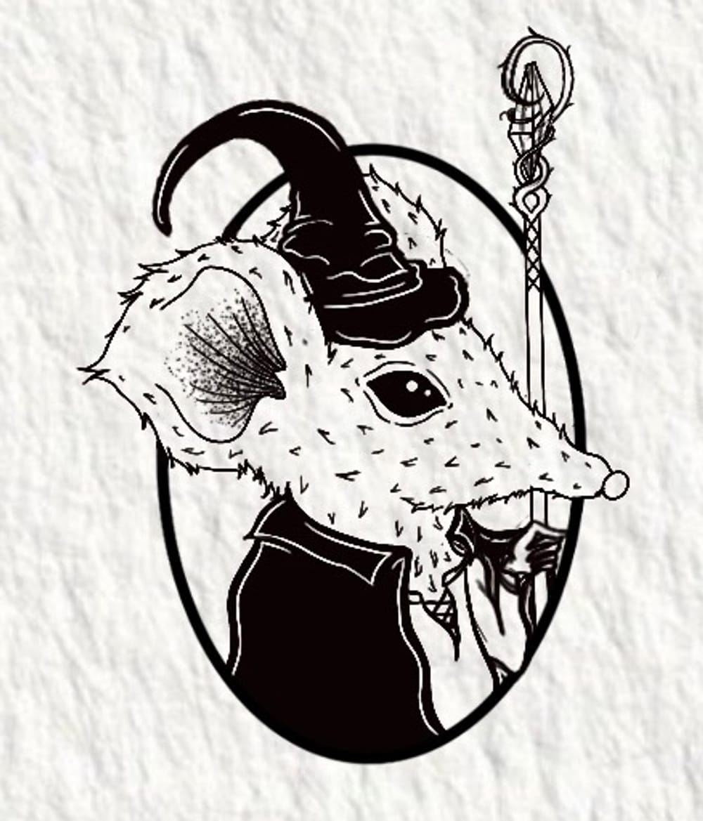 renaissance rat wizard. 