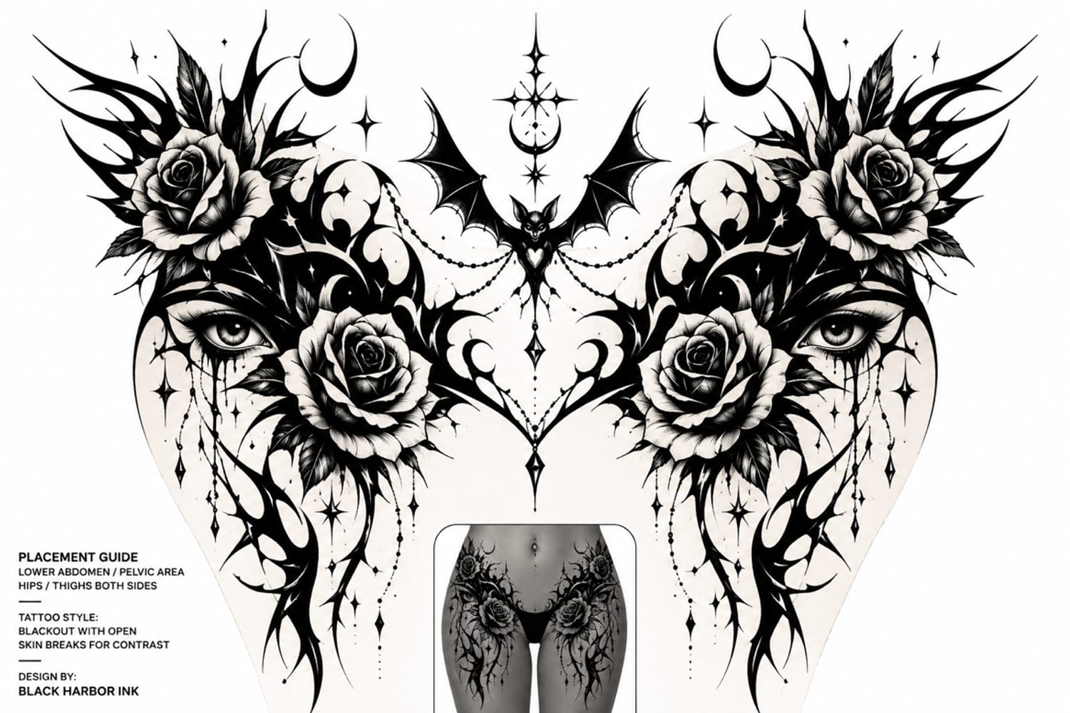 Dark Hip & Thigh