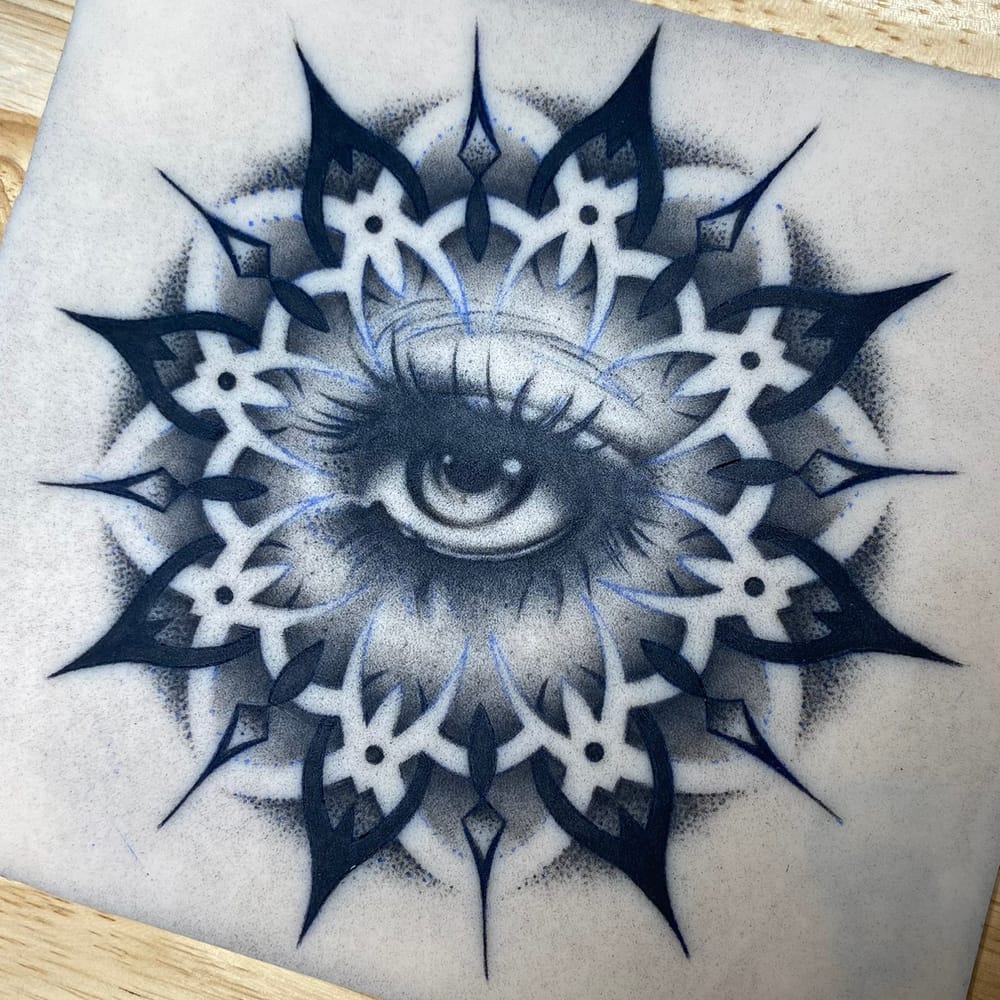 Realistic Eye Mandala 