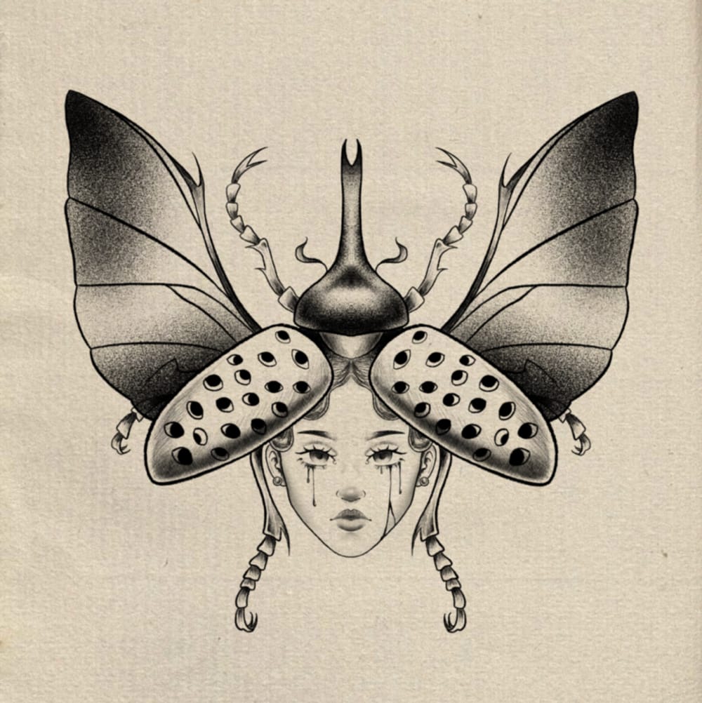 Beetle lady head