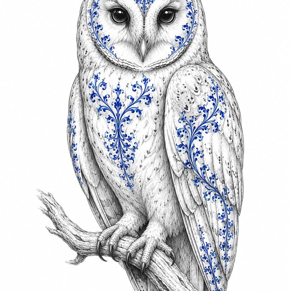 Porcelain Owl