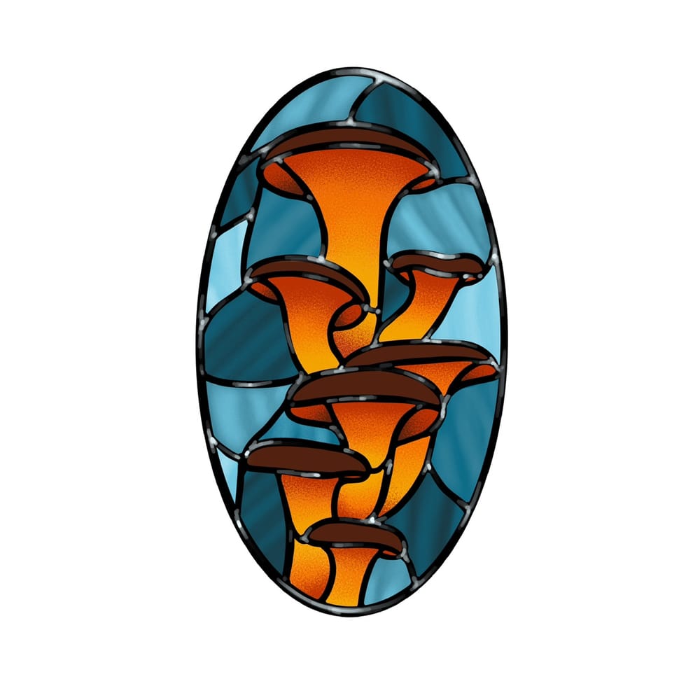 ✨stained glass shrooms✨