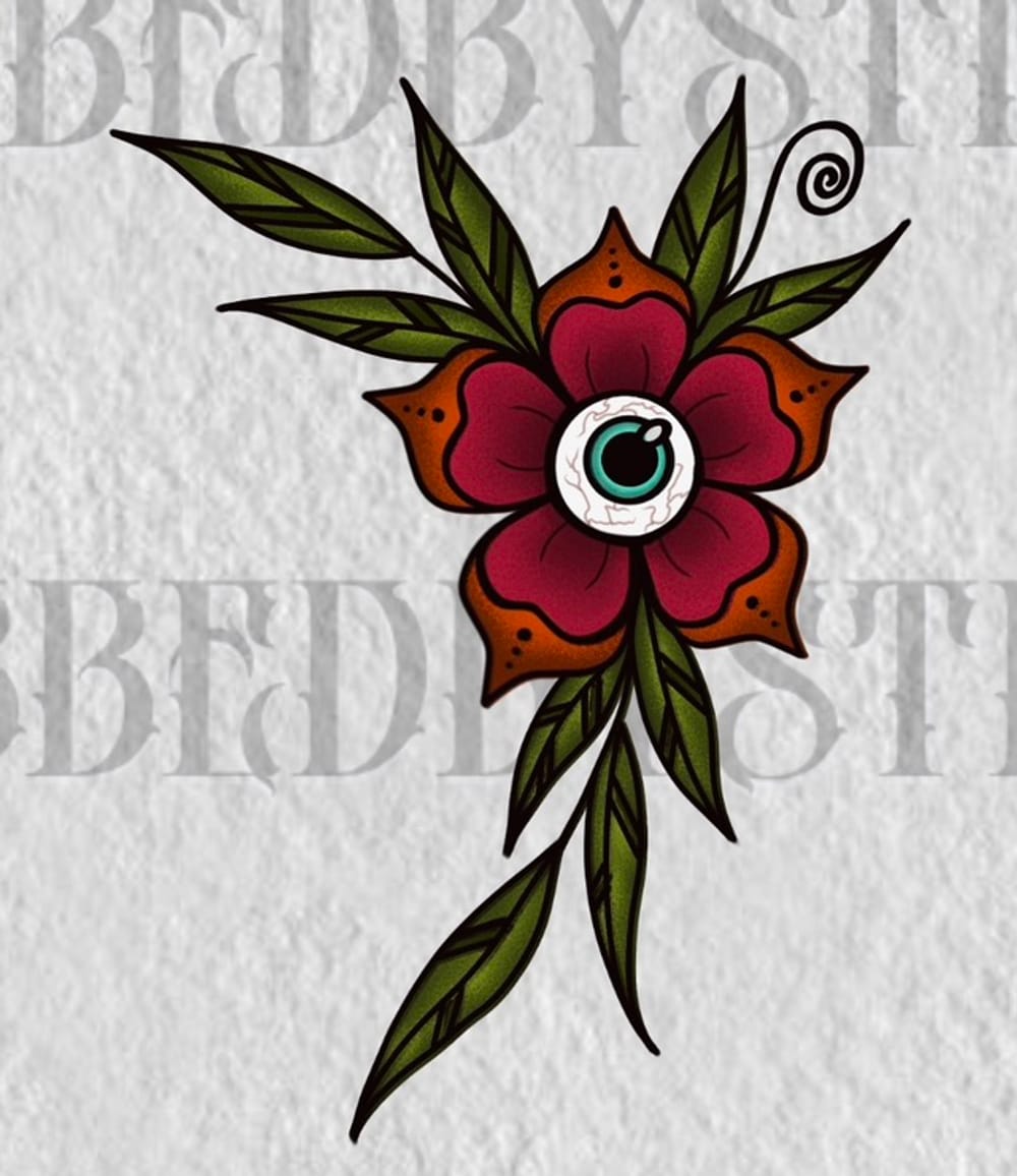 eyeball flower.