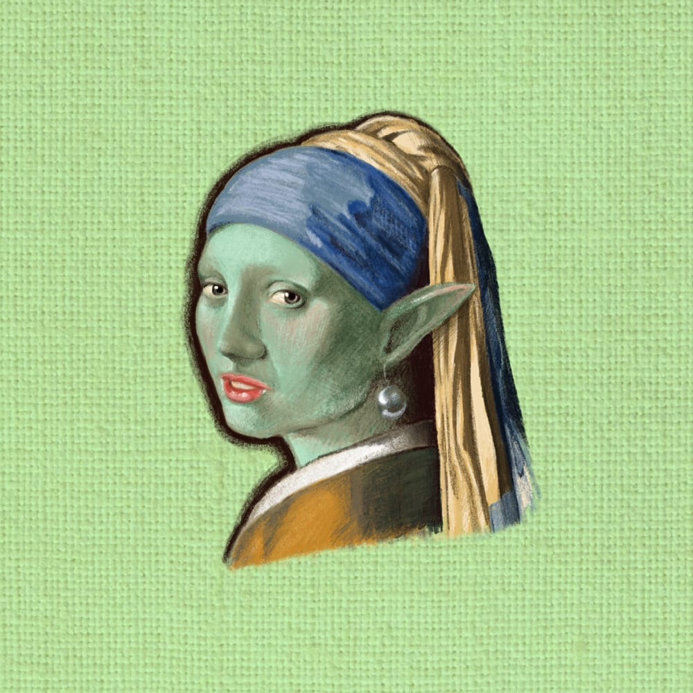 gob with a pearl earring