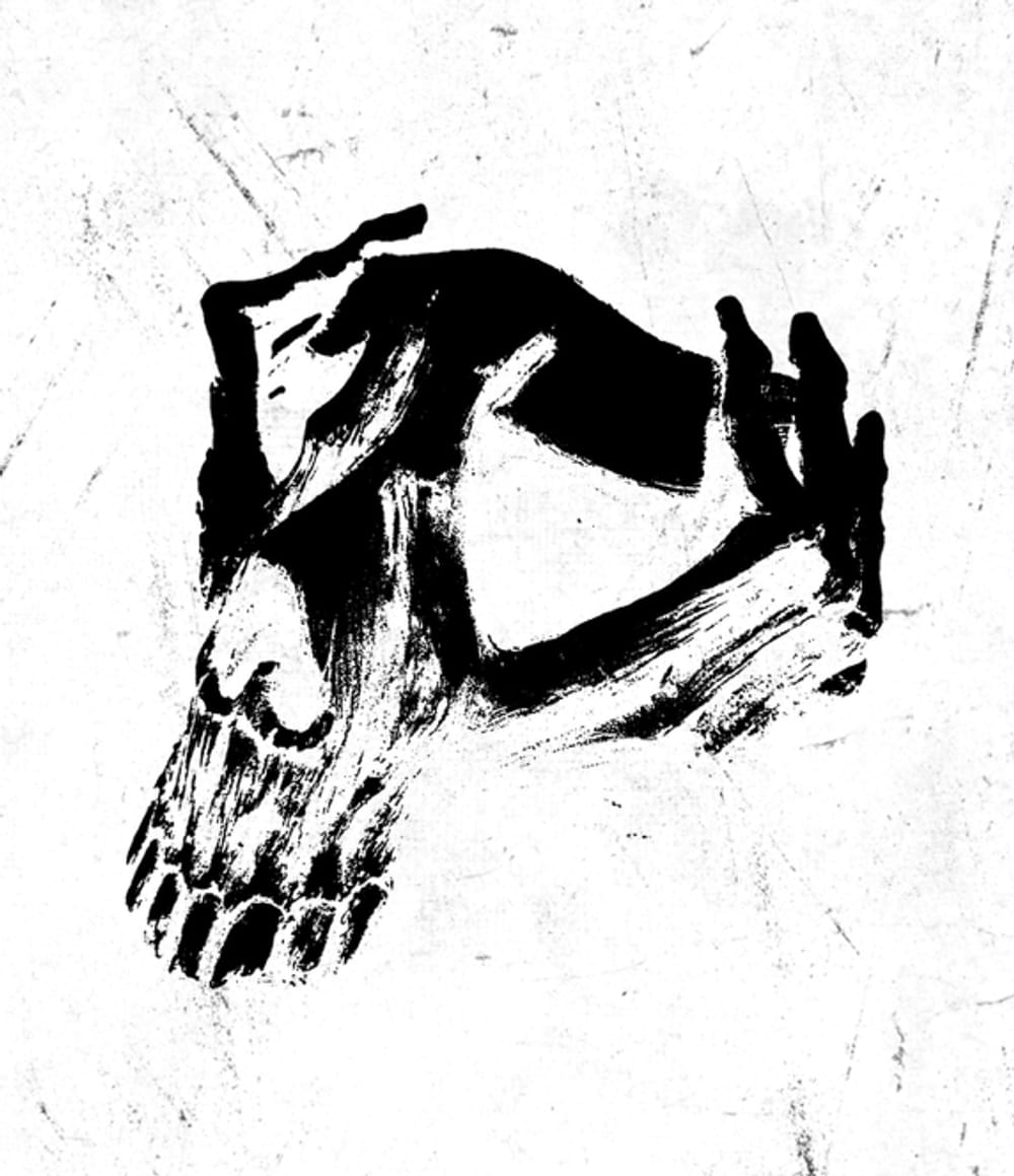 Hand skull