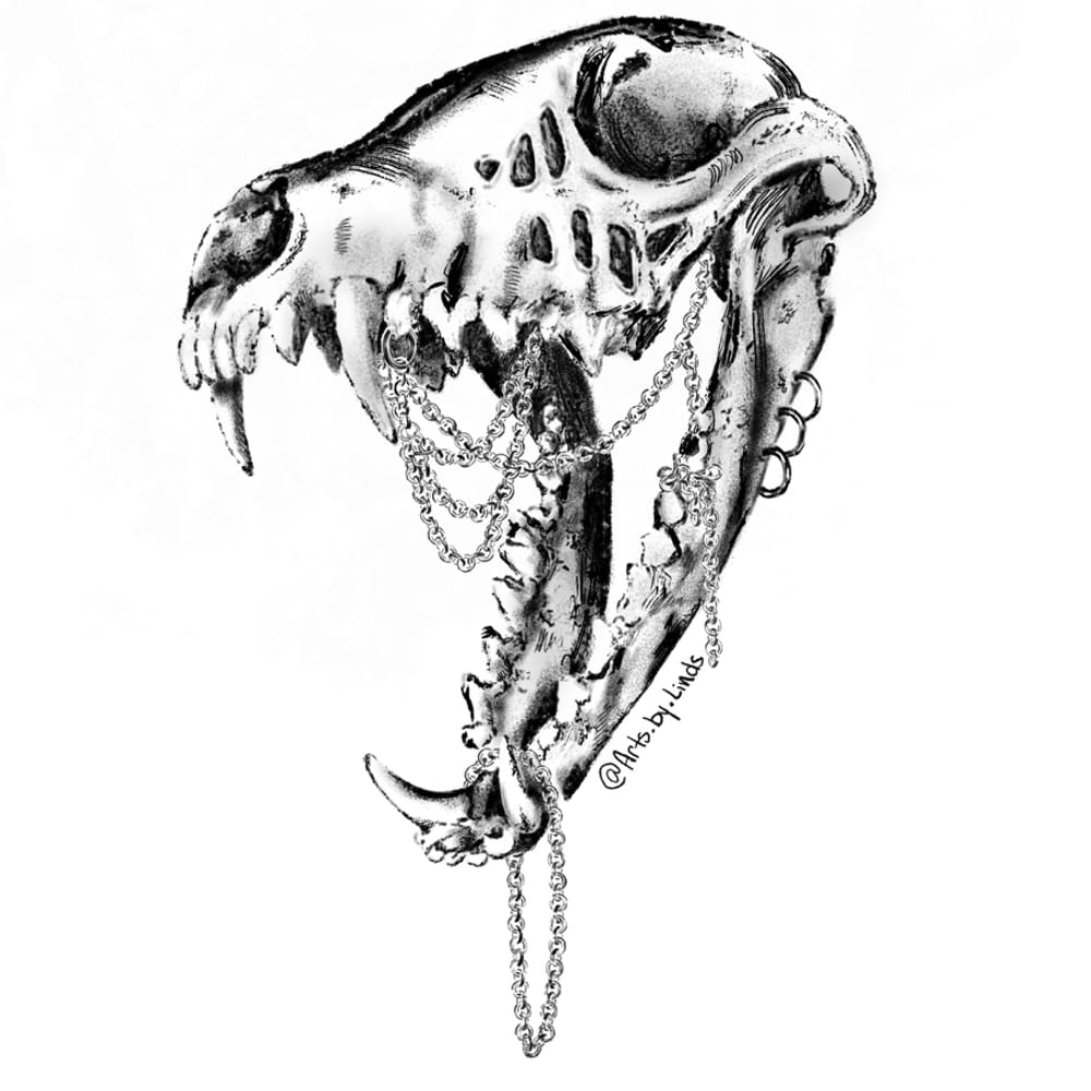 Chained skull