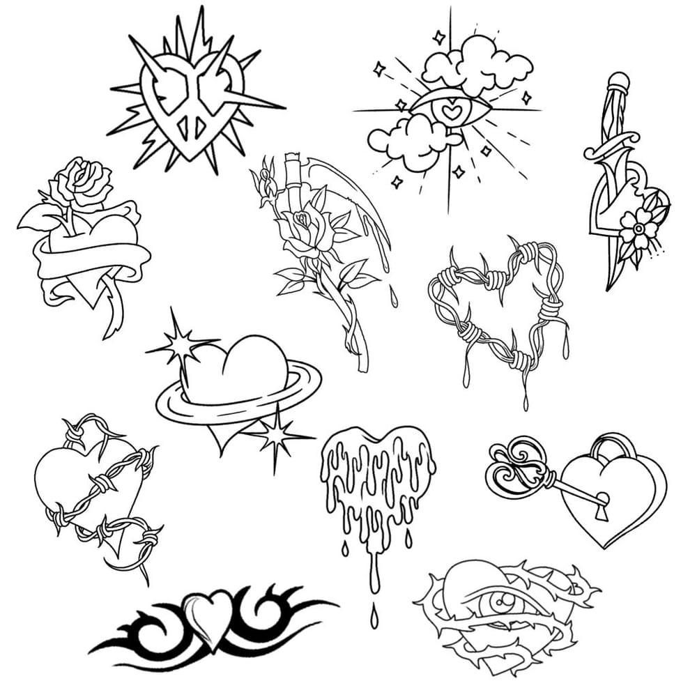 Love is in The Ink set