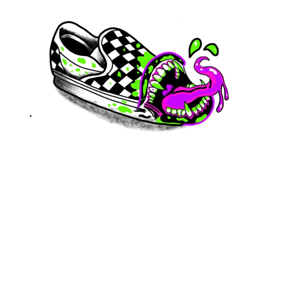 Checkered Monster Van 