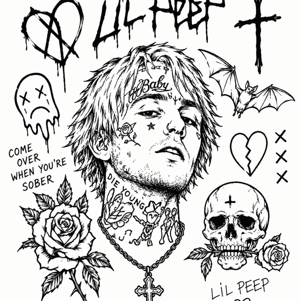 Lil Peep Patchwork