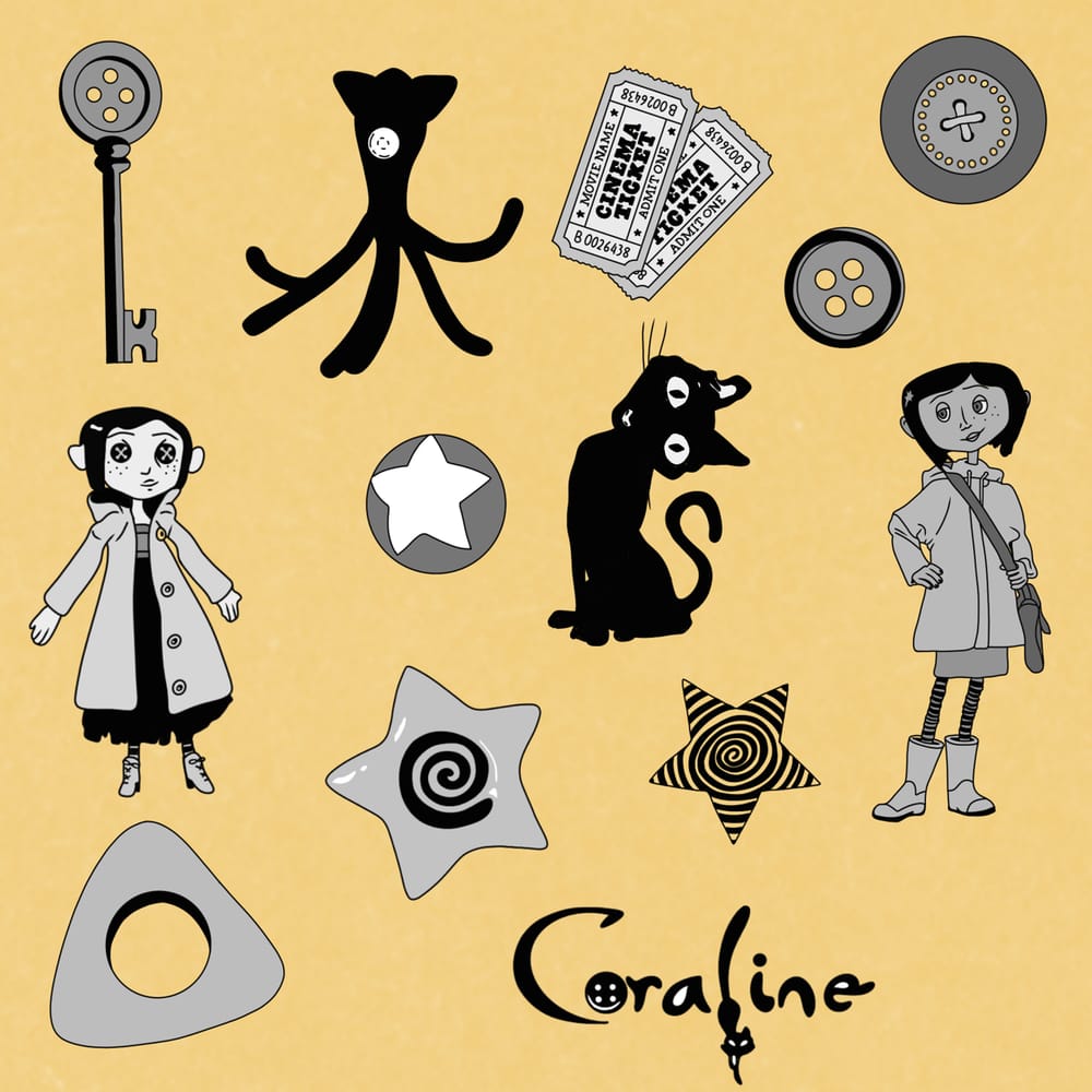 Coraline inspired flash