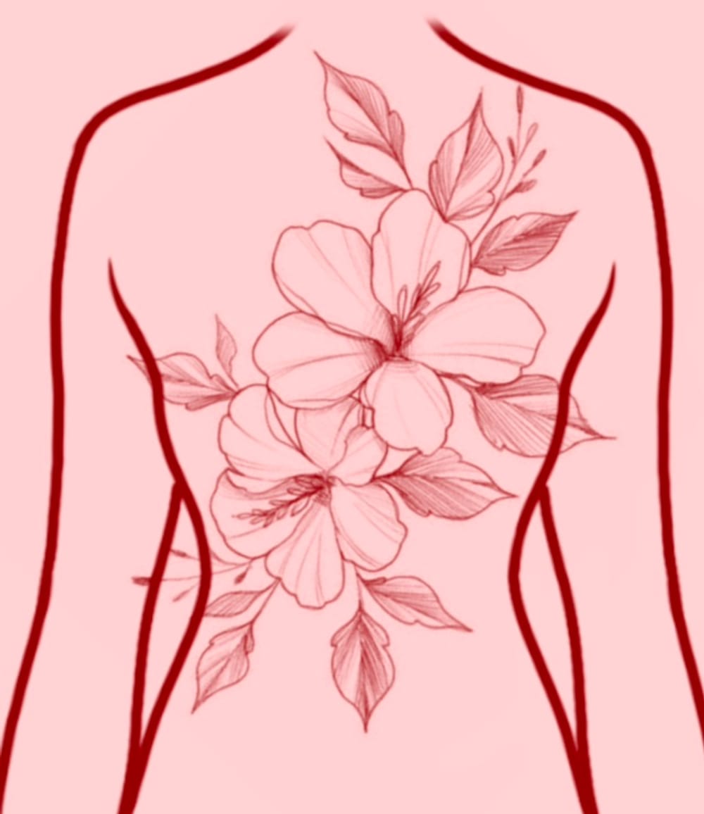 All Red Ink Back Piece 