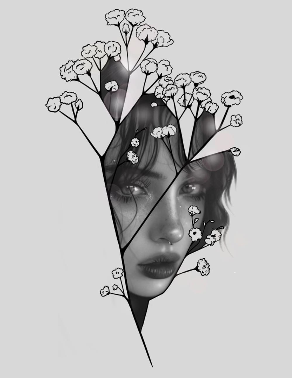 Baby’s Breath Portrait 