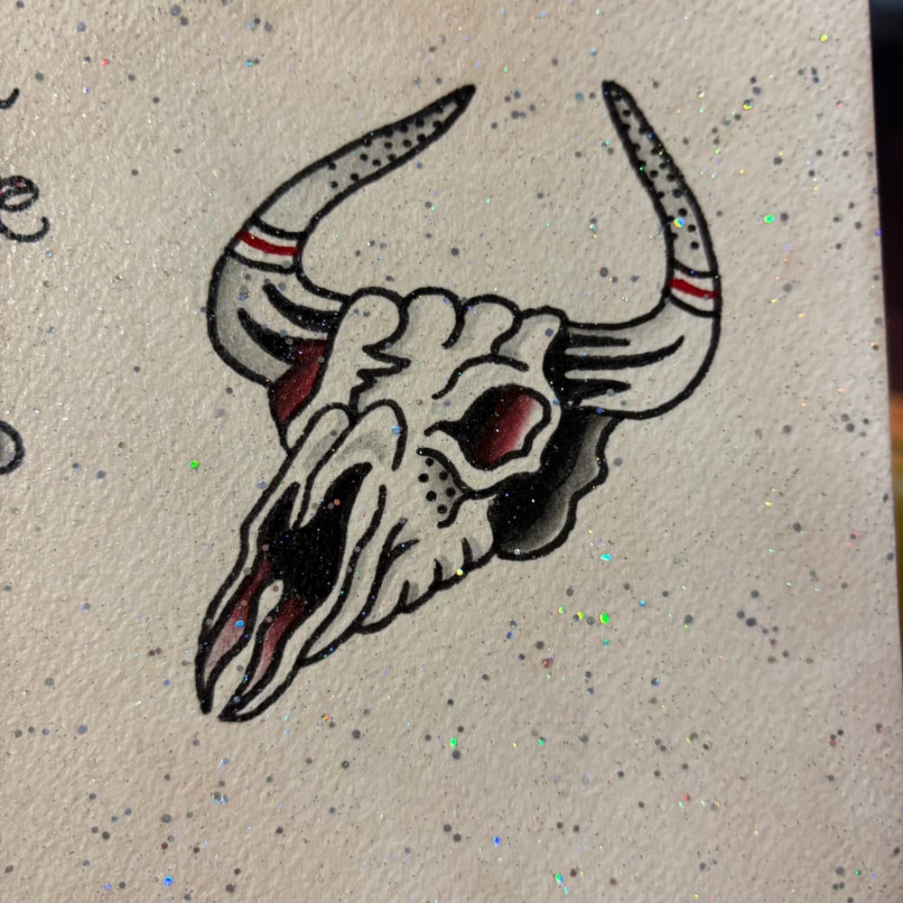 Longhorn skull