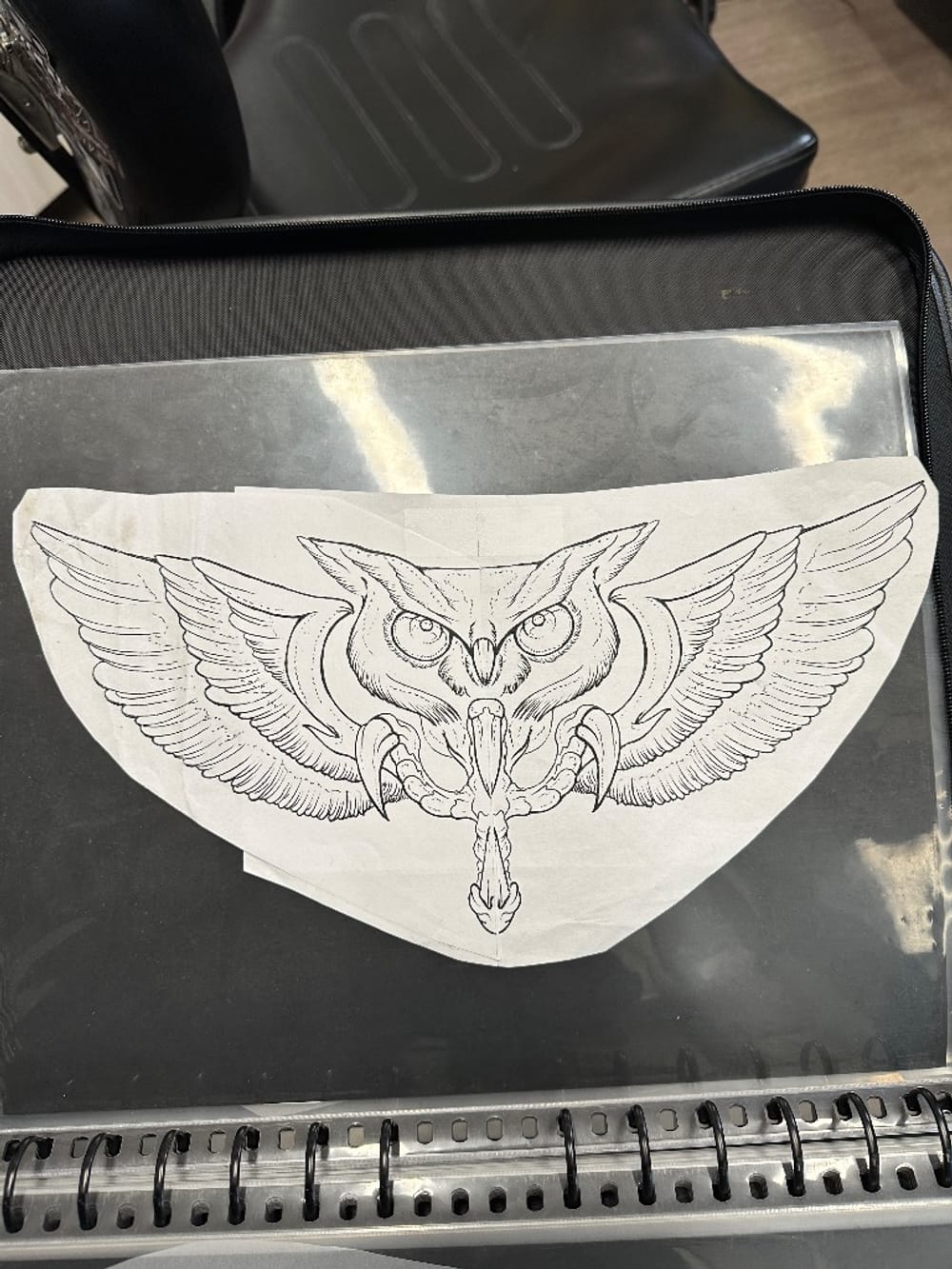 Chest owl… or back