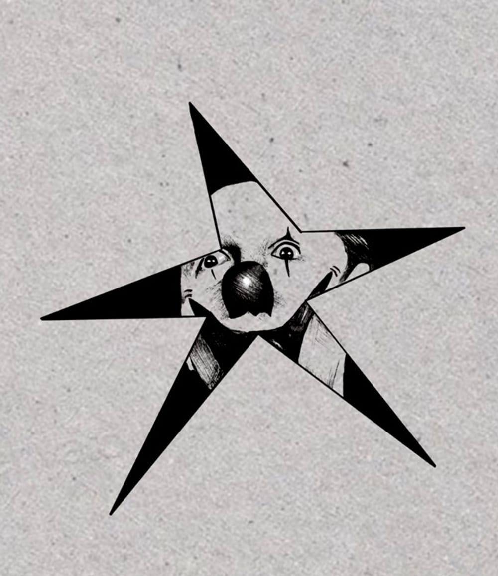 Clown in star