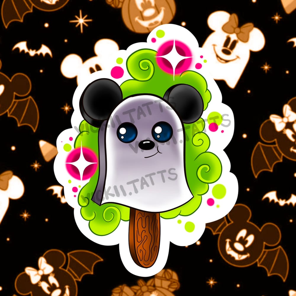 Mickey ghost popsicle 