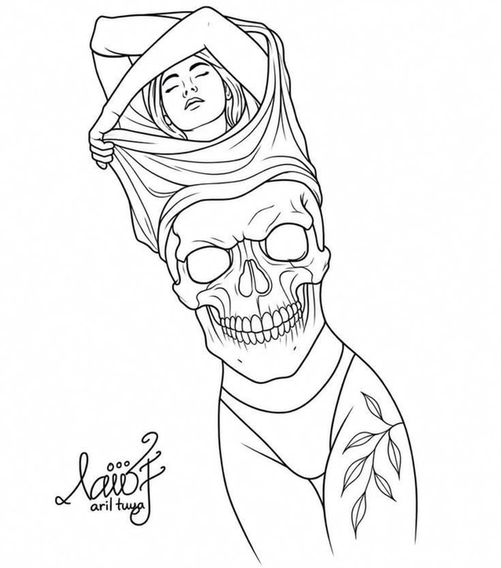 Skull body female
