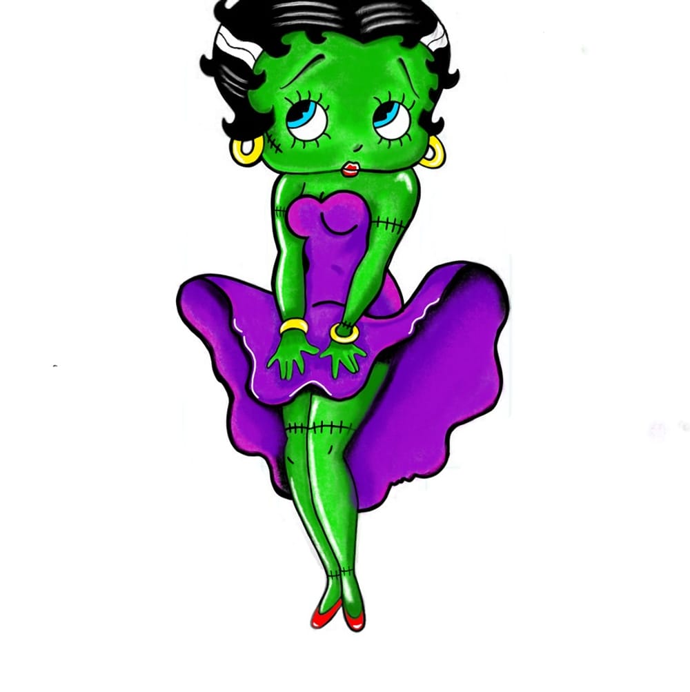Betty Boop Bride 