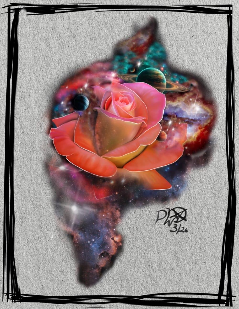 Space rose 