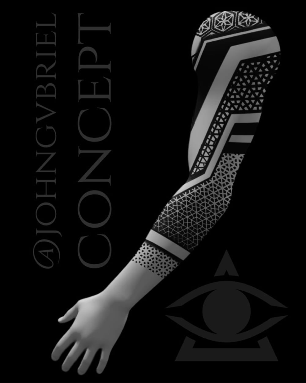 Geometric Arm Sleeve 