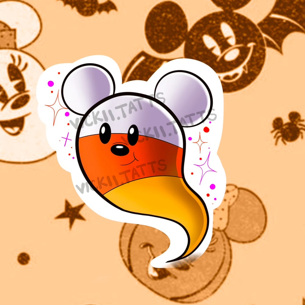 Mickey candy corn ghost 