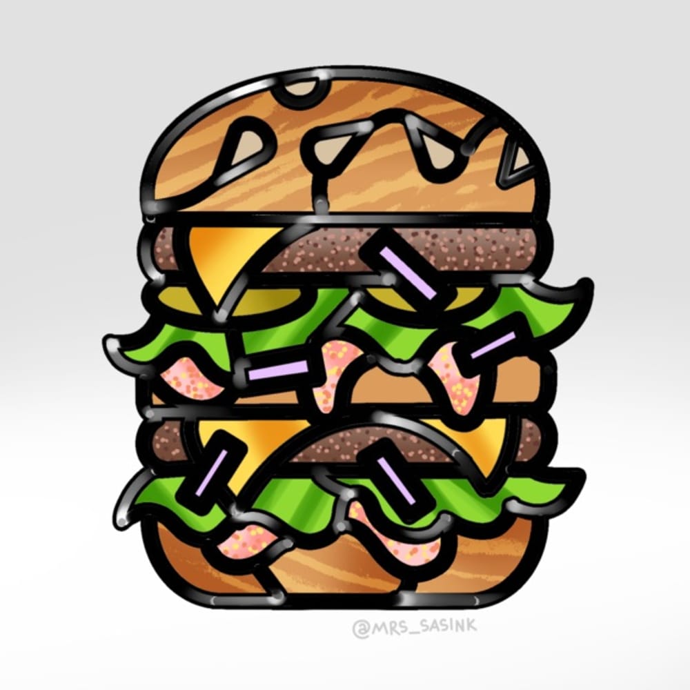 Big Mac Stained Glass